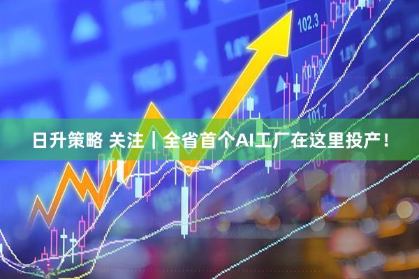 日升策略 关注｜全省首个AI工厂在这里投产！